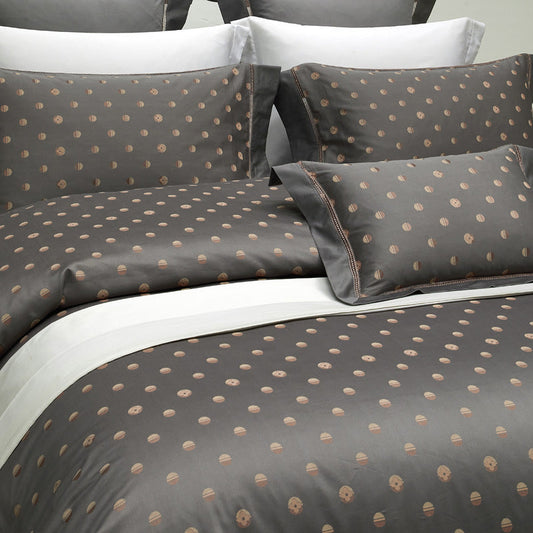 HKM-238227 Long-Staple Cotton Jacquard Four-Piece Bedding Set in Solid Colors