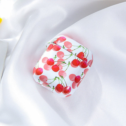 HKM-246483 Cartoon Anime PC Earphone Cover for AirPods - All-Inclusive Water Sticker Design
