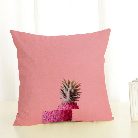 HKM-250707 Series Linen Backrest Cushion Cover - Cotton, 45x45cm, Ideal for Living Room, Bedroom, Study, and Commercial Spaces
