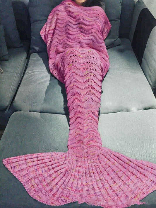 HKM-257811 Coral Fleece Mermaid Blanket in Multiple Colors and Sizes
