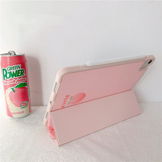 HKM-258899 Anti-Drop Protective Cover for iPad Pro and Other iPad Models - TPU and Leather, Fruit Design