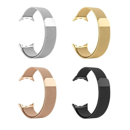 HKM-270355 Waterproof and Sweatproof Magnetic Milanese Wrist Strap in Multiple Colors