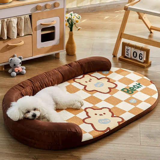 HKM-279187 Universal Removable and Washable Summer Dog Sleeping Mat - Available in Multiple Sizes