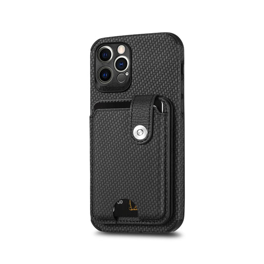 HKM-281299 Creative Anti-Fall Mobile Phone Case with Card Holder Compatible with iPhone Models