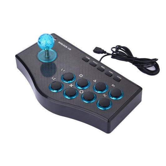 HKM-284371 USB Game Joystick for PC and PS3 - Long Stick Arcade Controller for TV and Set-Top Box