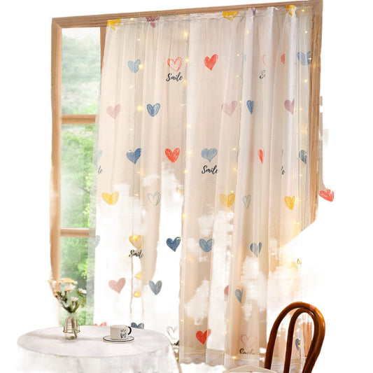 HKM-285203 Velcro Curtain with Semi-Sunshade Effect in Various Designs and Sizes