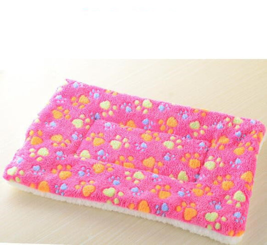 HKM-293523 Soft Coral Fleece Pet Blanket for Dog Cages in Multiple Colors and Sizes
