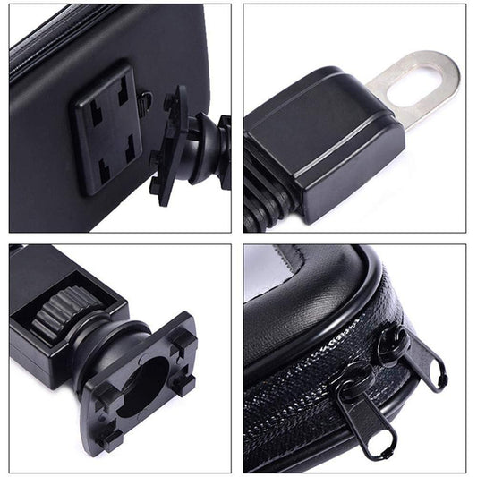 HKM-293779 Waterproof Mobile Phone Case for Bikes - Compatible with iPhone and Samsung Models, Sizes M, L, XL