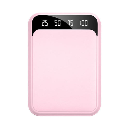 HKM-304147 Large Capacity 10000mAh Mirror Digital Display Power Bank - Multiple Colors Available