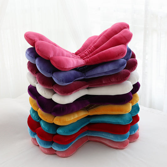 HKM-307603 Luxurious Velvet Seal Shell Chair Cushion - Soft Support Pillow for Comfort and Style in Any Space