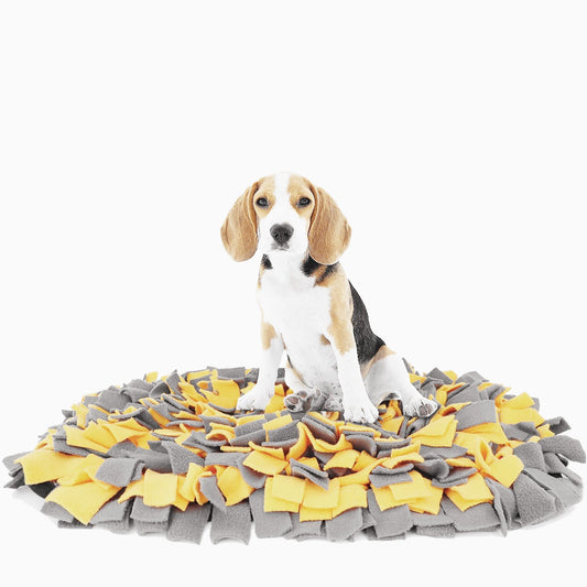 HKM-310163 Pet Sniffing Mat for Dogs - Flannel Slow Feed Puzzle Blanket, Anti-Choking, Energy-Consuming Foraging Toy