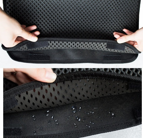 HKM-313747 Double Layer Cat Litter Mat, Waterproof and Easy-to-Clean with Trapping Design, Available in Multiple Sizes and Colors