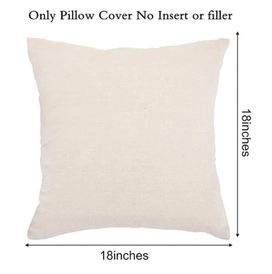 HKM-314515 Pineapple Print Linen Cushion Cover - Simple Modern Design, 45x45cm