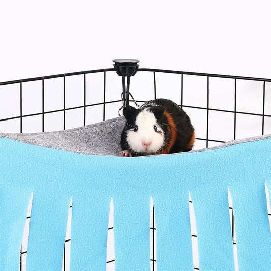 HKM-317203 Cozy Hamster Hammock with Decorative Tassels for Small Pets