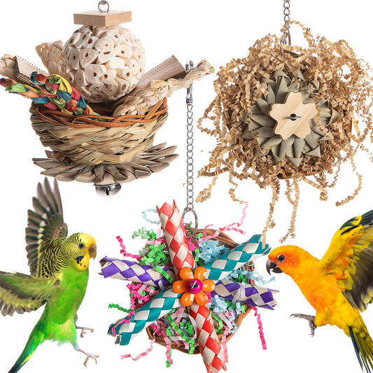 HKM-317523 Bird Toy for Molar Health – Multi-Set Options Available (160g, Type A, B, C)