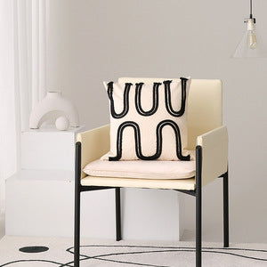 HKM-321043 Minimalist Line Art Pillow Cover - 45x45cm in Various Colors and Fabrics