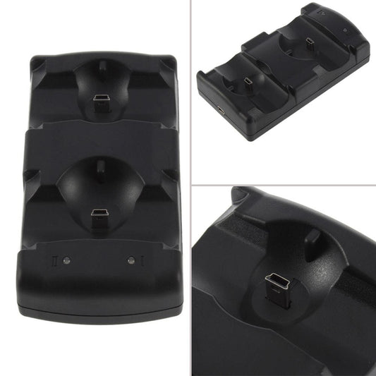 HKM-321747 USB Dual Charger Dock for PS3 Controllers and Move Navigation - Charges Two at Once