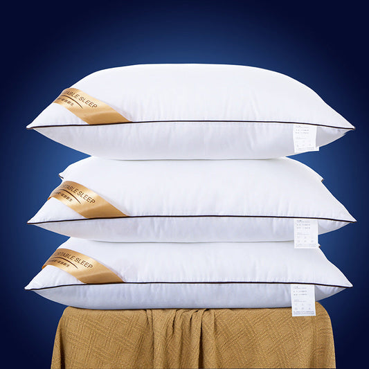 HKM-326611 Cervical Vertebra Support Pillow with Polyester Fiber Filling, Rectangular Shape, 15.1-20cm Height
