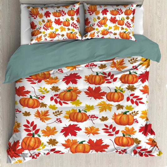 HKM-328787 Three-Piece 3D Digital Printed Bed Sheet Set for 2.2 m Beds with Duvet Cover and Pillowcases