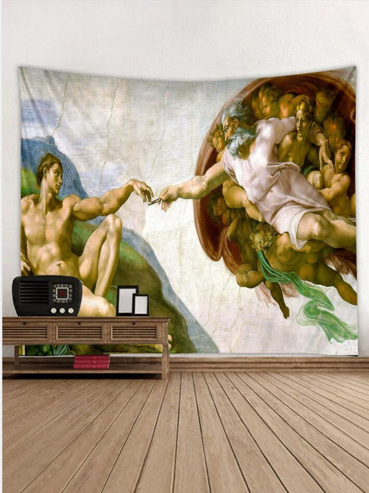 KTX-337235 The Creation of Adam Tapestry - 150x100cm, 150x130cm, 150x230cm Options Available