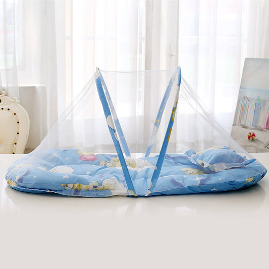HKM-339155 Foldable Baby Mosquito Net - Installation-Free, Anti-Mosquito in Multiple Colors