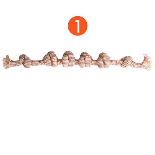 HKM-341779 Puppy Tooth Cleaning Cotton Rope Toy for Fun and Dental Care