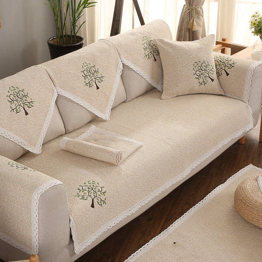 HKM-346643 Modern Minimalist Cotton Linen Cushion Sofa Cover in Various Sizes and Colors