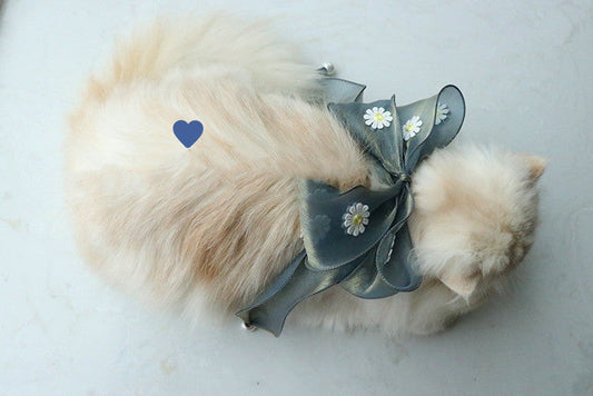 HKM-349907 Mermaid-Inspired Cat and Dog Collar Headpiece in Various Colors