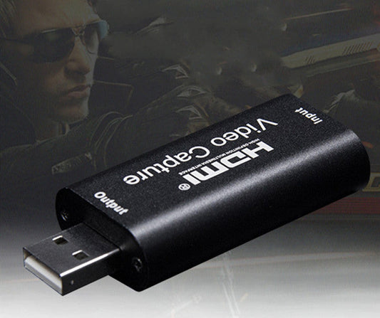 HKM-355987 USB 2.0 HDMI Capture Card with 4K Input and 1080p Output, Supports Multiple Color Depths, Compatible with Windows, Android, and Mac OS