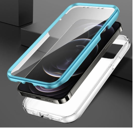 HKM-362643 Fashionable Electroplating Marble IMD Two-in-One Phone Case for iPhone 7/8/SE and 7Plus/8