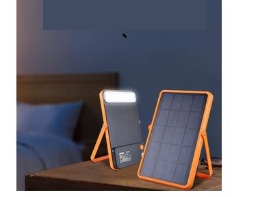 HKM-368339 Solar Charging Multi-Purpose LED Emergency Light for Home, Camping, and Outdoor Use - Model KM-7736T