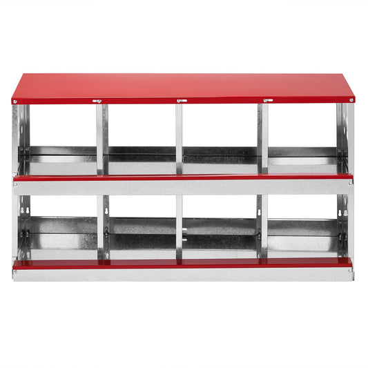 HKM-370067 Dismantling And Installation Of Iron Red Feeding Supplies For An 8-compartment Sloping Roof House