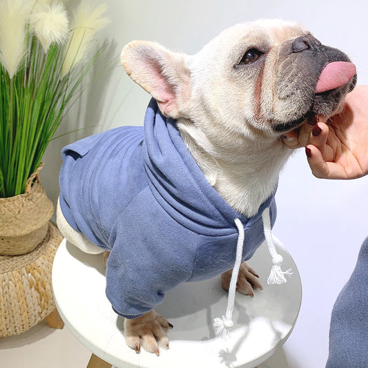 HKM-375315 Fleece Hoodie for Pets - Casual Style, Multiple Sizes Available