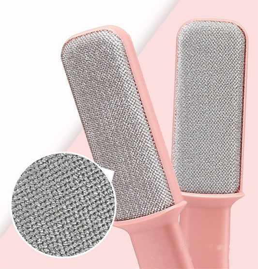HKM-376147 Fabric and Clothes Brush Dust Remover with ABS Handle, Available in White, Sky Blue, Light Pink