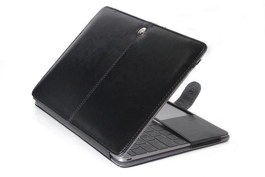 HKM-381907 Imitation Leather Laptop Case for MacBook Air and Pro Models
