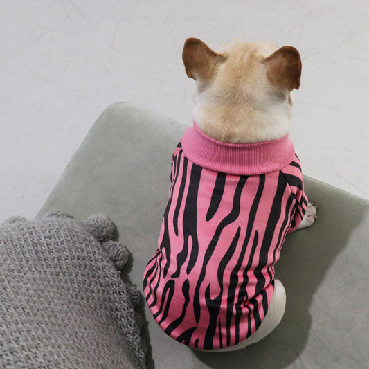 HKM-385363 Cozy Double-Fleece Sweater for Small Dogs - Autumn Winter Fashion in Beige, Pink, Royal Blue