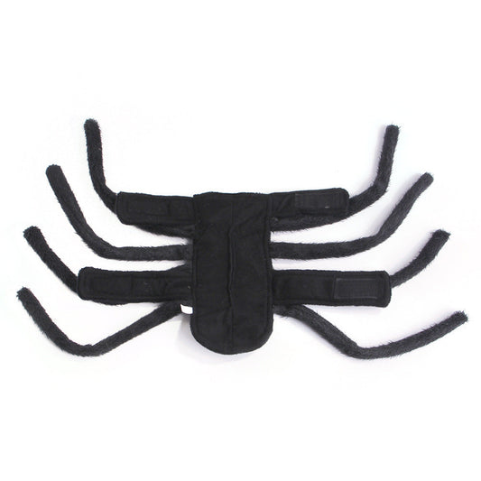 HKM-385747 Funny Spider Pet Costume for Dogs and Cats – Cotton Chest and Back Outfit in Multiple Sizes
