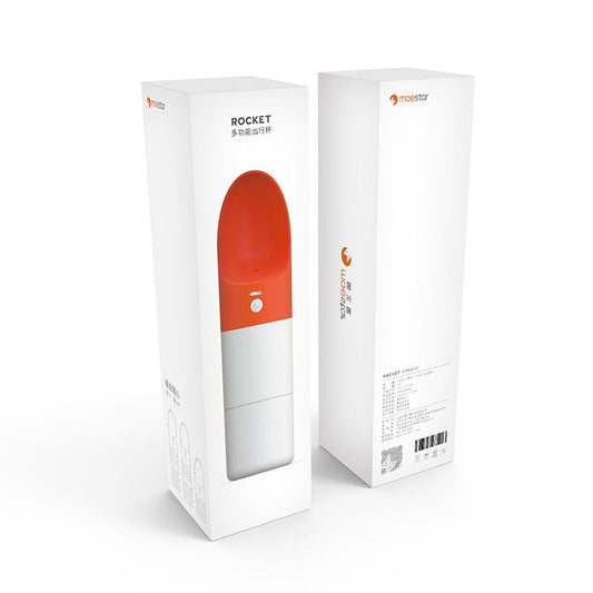 HKM-386131 Portable Multifunctional Pet Water Bottle with Anti-Bacterial Material and One-Touch Waterproof Button
