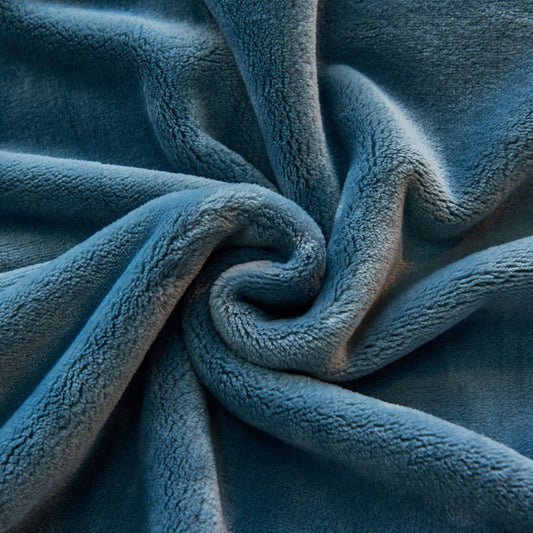HKM-396307 Cozy Coral Fleece Blanket for Autumn and Winter in Multiple Sizes and Colors