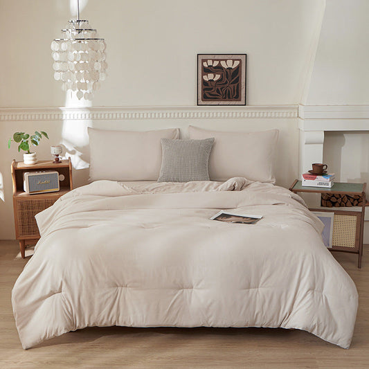 HKM-397459 Four Seasons Cross-border Synthetic Quilt Duvet Insert - Multiple Sizes and Colors Available