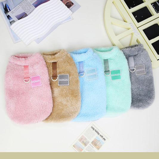 HKM-403027 Fluffy Pet Jacket for Dogs and Cats in Multiple Colors and Sizes