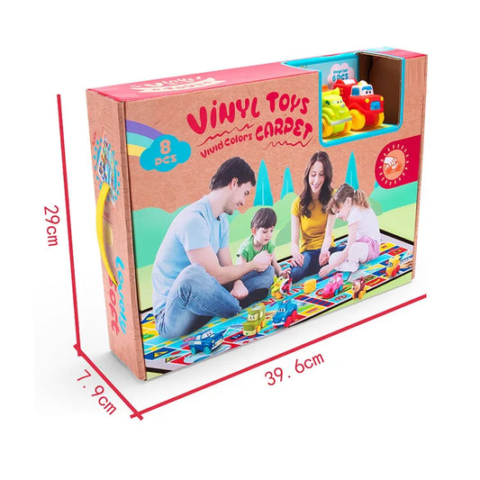 HKM-403795 Soft Plastic Educational Play Mat with Traffic Theme for Infants and Toddlers