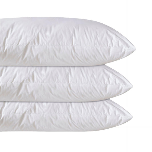 HKM-404499 Sterile Fiber Pillow with Pure Cotton Sateen Cover - Low, Medium, High Heights Available