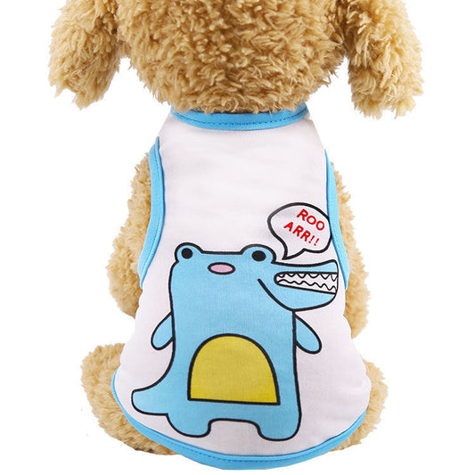 HKM-409427 Casual Leather Vest for Pets in Various Fun Colors and Styles