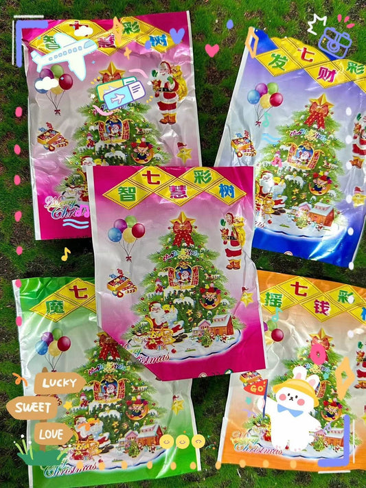 HKM-422611 Colorful DIY Watering Crystal Paper Tree - Interactive Playset for Kids Aged 3-6