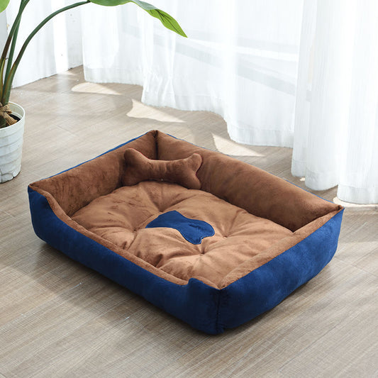 HKM-422867 Kennel Four Seasons Golden Retriever Teddy Kennel Dog Bed Dog Mat Small Dog Medium Dog