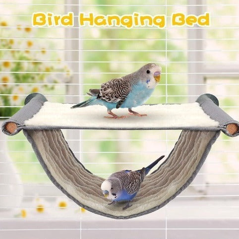 HKM-431315 Multi-Color Removable & Washable Wooden Hammock for Hamsters and Small Pets