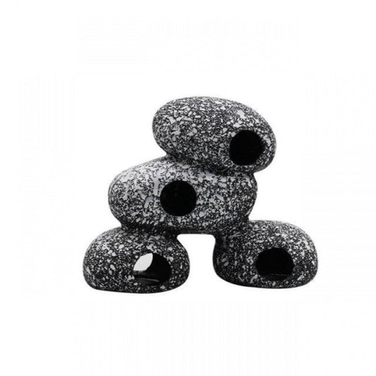 HKM-432211 Decorative Resin Stone Fish and Shrimp Breeding House with Water Purifying Function