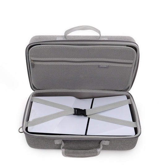 HKM-443091 EVA Storage Protective Bag for PS5 Slim Console - Portable Zippered Design