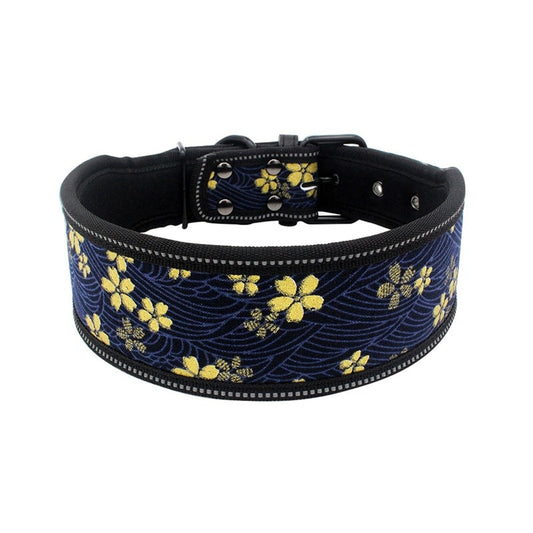 HKM-447187 Diving Material Pet Collar - Available in S, M, L Sizes with Adjustable Neck Circumference